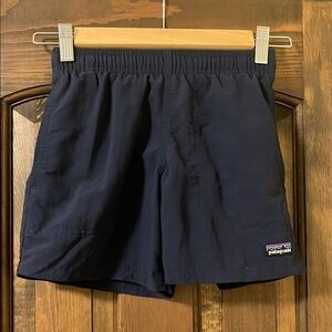 Kids Patagonia Dark Blue Baggies Shorts